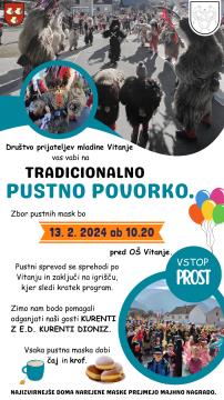 Vabilo na tradicionalno pustno povorko_Vitanje
